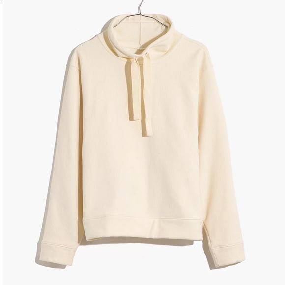 Madewell Tops - NWT Madewell MWL Ribbed Funnelneck Sweatshirt